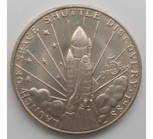 Маршалловы острова 5 долларов 1988. Космический корабль "Discovery"