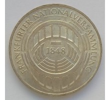 Германия (ФРГ) 5 марок 1973. 125 лет со дня открытия Национального Собрания серебро