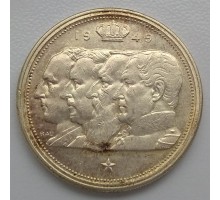 Бельгия 100 франков 1949 серебро