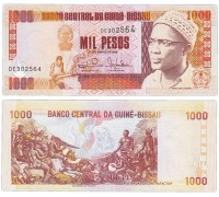 Гвинея-Бисау 1000 песо 1993