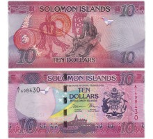 Соломоновы острова 10 долларов 2017