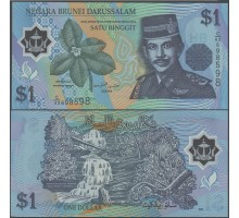 Бруней 1 доллар 2008 полимер