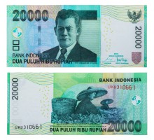 Индонезия 20000 рупий 2016