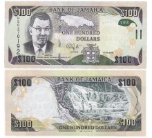 Ямайка 100 долларов 2016-2018