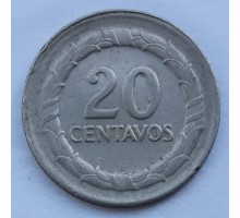 Колумбия 20 сентаво 1967-1969