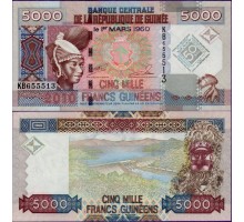 Гвинея 5000 франков 2010 50 лет независимости