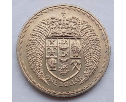 Новая Зеландия 1 доллар 1967-1976