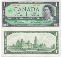 Канада 1 доллар 1967. 100 лет Конфедерации