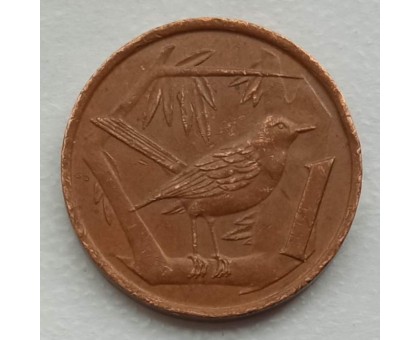 Каймановы острова 1 цент 1972-1986