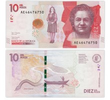 Колумбия 10000 песо 2017