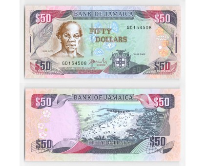 Ямайка 50 долларов 2002-2004