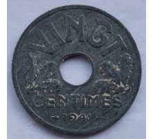 Франция 20 сантимов 1941