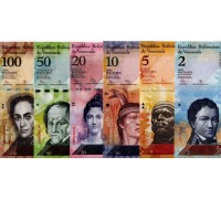 Венесуэла 2012-2015. Набор 6 банкнот.