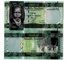 Судан Южный 1 фунт 2011-2017