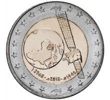 Алжир 100 динаров 2018-2019. Спутник связи Alcomsat-1
