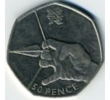 Великобритания 50 пенсов 2011. XXX летние Олимпийские Игры