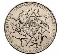 Новая Зеландия 1 доллар 1974. X Британские Игры Содружества