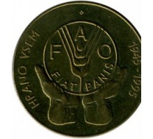 Словения 5 толаров 1995 50 лет фао