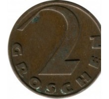 Австрия 2 гроша 1936