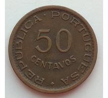Ангола 50 сентаво 1953-1961 (португальская)