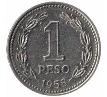 Аргентина 1 песо 1957-1962