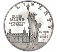 США 1 доллар 1986. 100 лет Статуе Свободы. Серебро