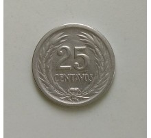 Сальвадор 25 сентаво 1953 серебро