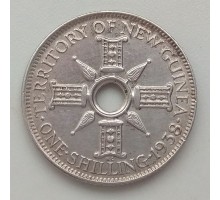 Новая Гвинея 1 шиллинг 1938 серебро