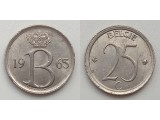 Бельгия 25 сантимов 1964-1975 Belgie