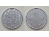 Финляндия 1 пенни 1969-1979