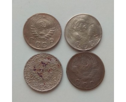 10 копеек 1946, 1948, 1950, 1953 (1206)