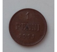 Русская Финляндия 1 пенни 1911 (1213)