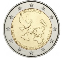 Монако 2 евро 2013. 20 лет вступления в ООН