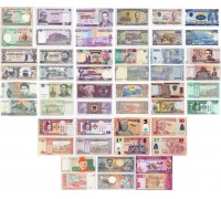 Набор банкнот различных стран мира 25 шт