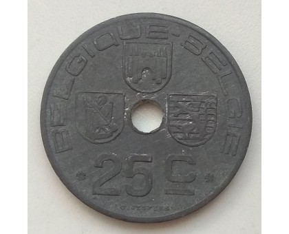 Бельгия 25 сантимов 1946 BELGIQUE - BELGIE