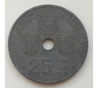 Бельгия 25 сантимов 1942 BELGIQUE - BELGIE