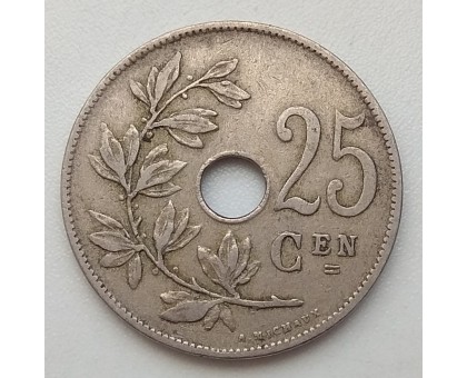 Бельгия 25 сантимов 1928 Belgie