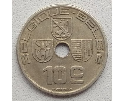 Бельгия 10 сантимов 1938 BELGIQUE - BELGIE