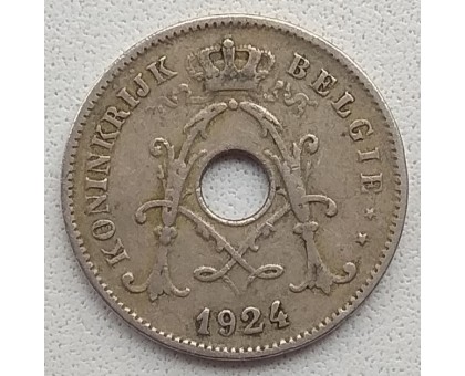 Бельгия 10 сантимов 1924 Belgie