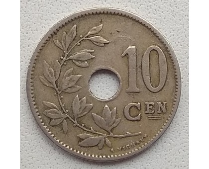 Бельгия 10 сантимов 1924 Belgie