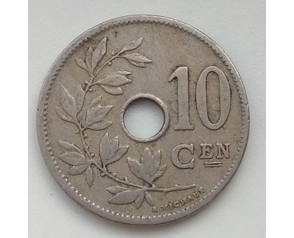 Бельгия 10 сантимов 1905 Belgie