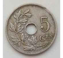 Бельгия 5 сантимов 1922 Belgie