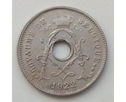 Бельгия 5 сантимов 1922 Belgique