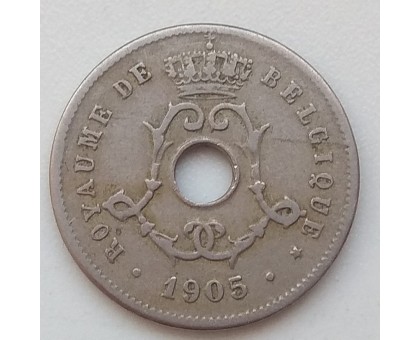 Бельгия 5 сантимов 1905 Belgique