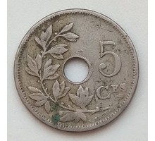 Бельгия 5 сантимов 1910 Belgique