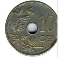 Бельгия 10 сантимов 1905 Belgique