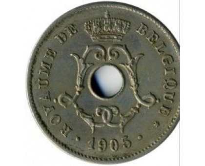 Бельгия 10 сантимов 1905 Belgique
