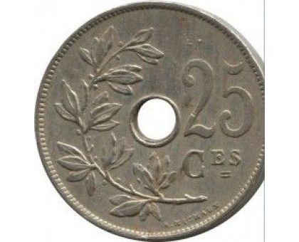 Бельгия 25 сантимов 1928 Belgique