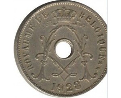 Бельгия 25 сантимов 1928 Belgique