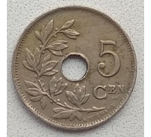 Бельгия 5 сантимов 1914 Belgie